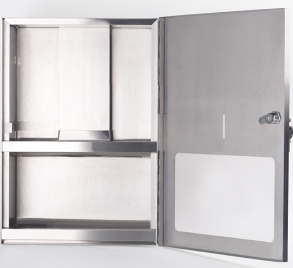 Stainless steel 304 recessed toilet paper towel dispenser