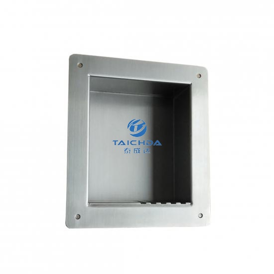 Recessed SS316 washroom soap holder