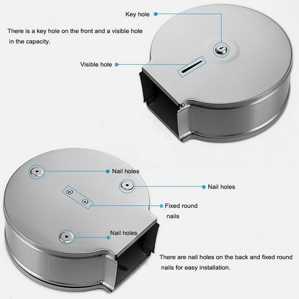 single roll toilet tissue dispenser