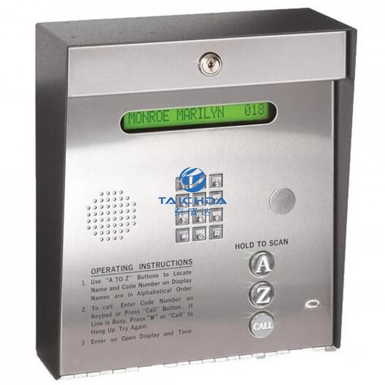 SS 304 Slide Gates Access Control Call Boxes