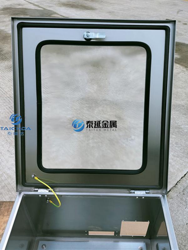 Window type control panel cabinet